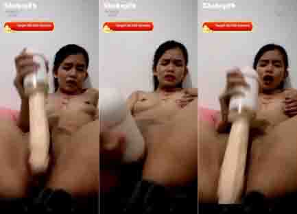 Bokep Labila Hajar Memek Pakai Dildo Tongkat