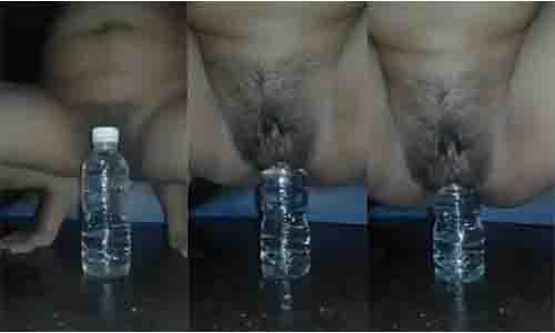 bokepsin masukin botol aqua ke memek